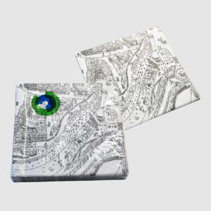 Servietten mit historischem Stadtplan